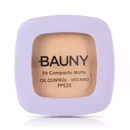 Bauny Pó Compacto Matte FPS 25 10g Cor 040