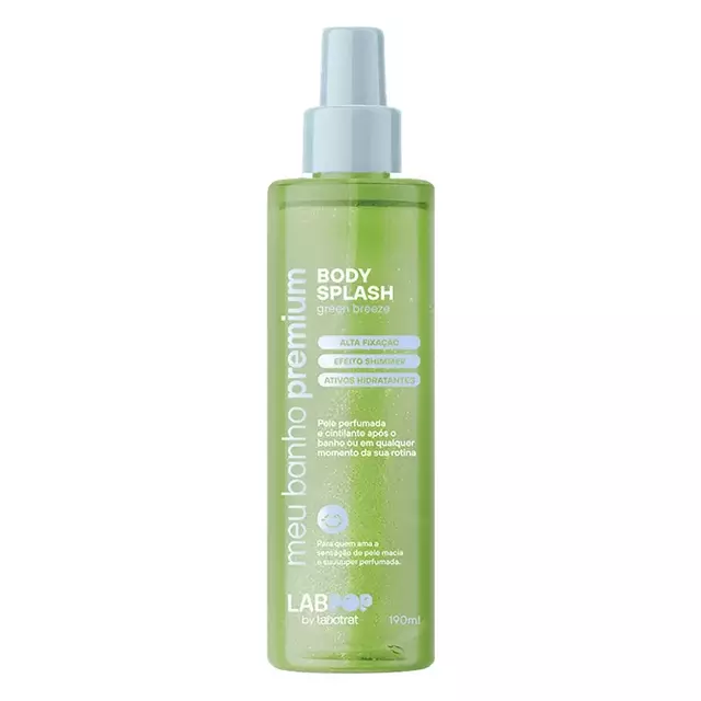 body splash green breeze meu banho premium 190ml - Labotrat