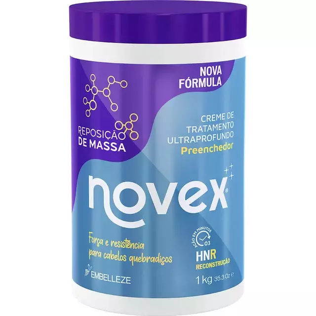 Creme de Tratamento Capilar Reposição de Massa 1kg - Novex