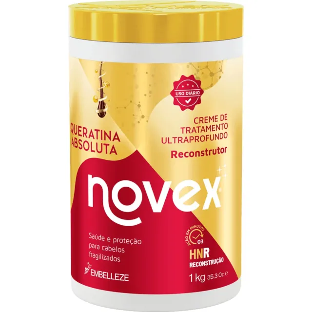 Creme de Tratamento Capilar Queratina Absoluta 1kg - Novex