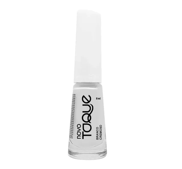 Esmalte Cremoso 8ml Branco Novo Toque