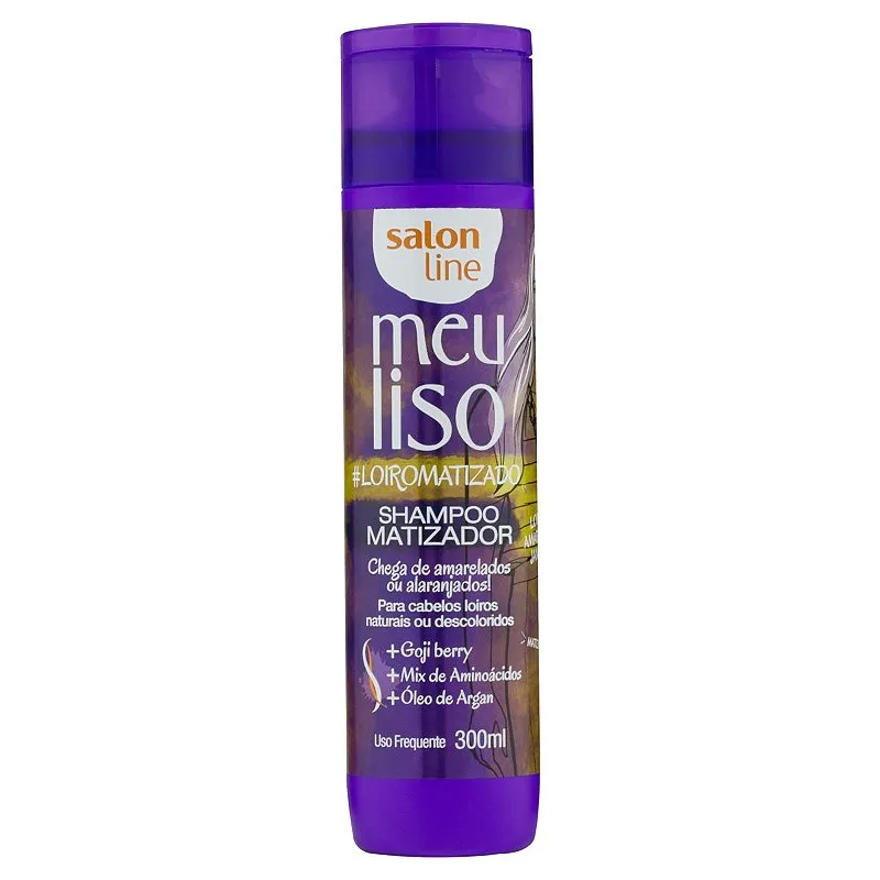 Shampoo Salon Line Matizador Meu Liso #loiromatizado 300ml