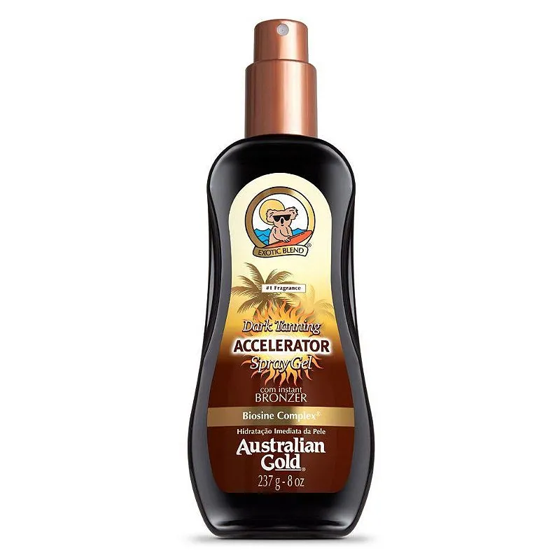 Australian Gold Spray Gel Bronzeador Accelerator 237g