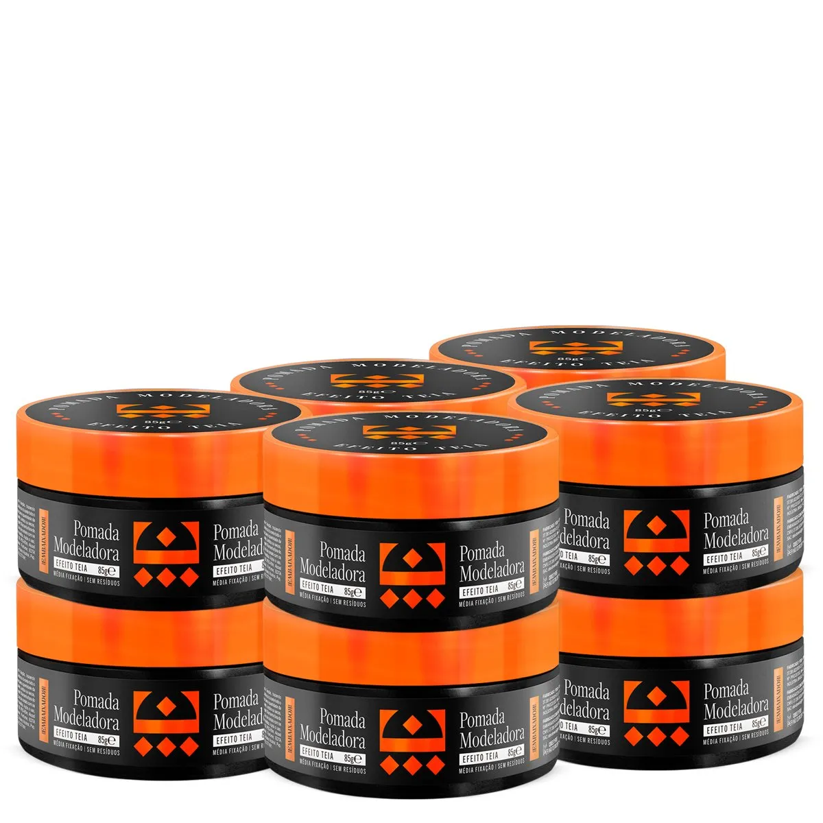 Kit 10 Pomada para Cabelo Efeito Teia Embaixador 85g