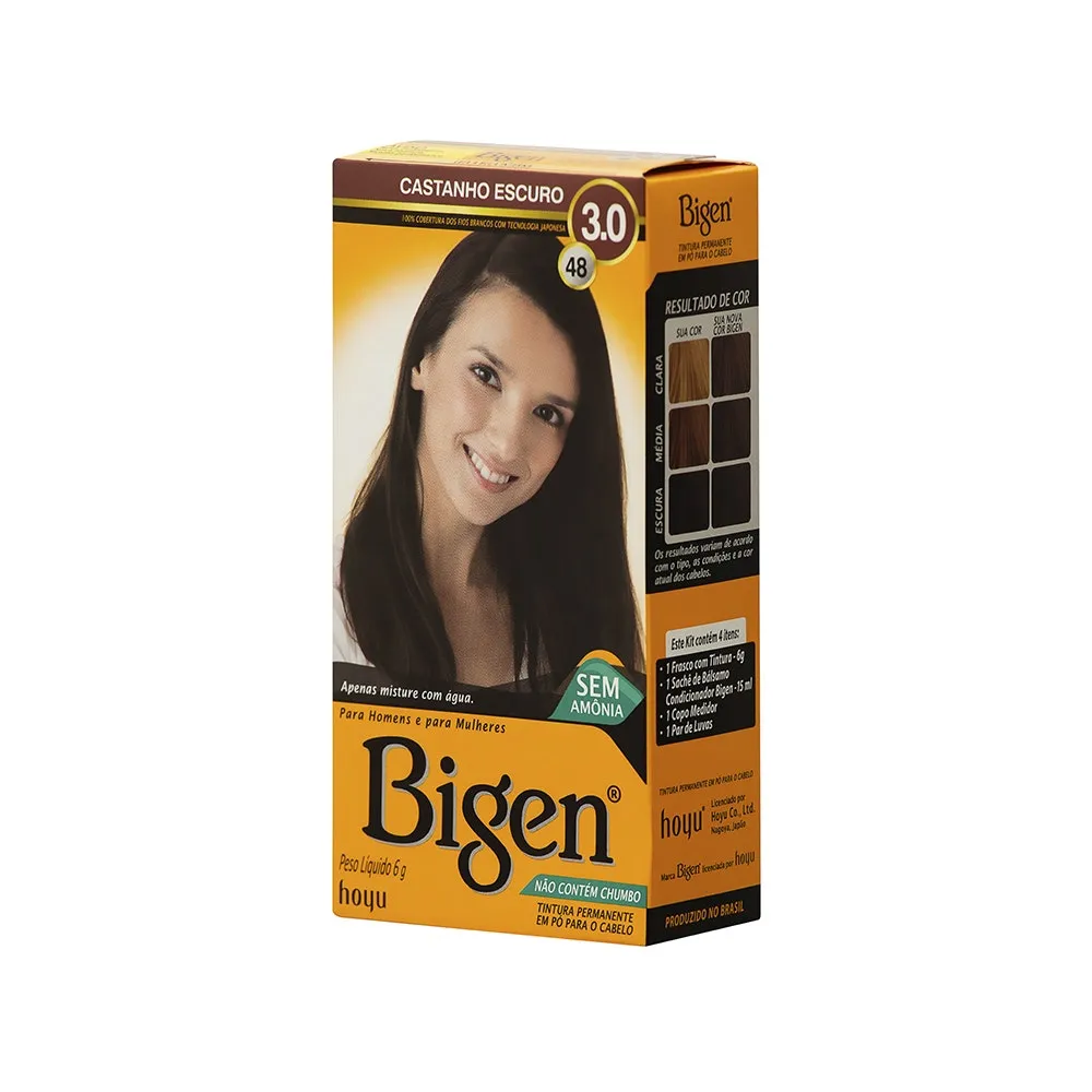 Tonalizante Bigen 3.0 Castanho Escuro