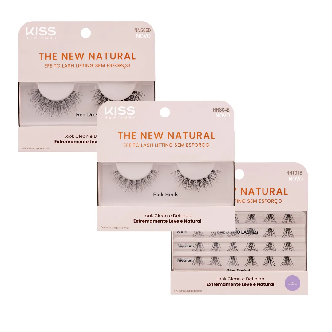 Cílios Postiços The New Natural - Kiss New York
