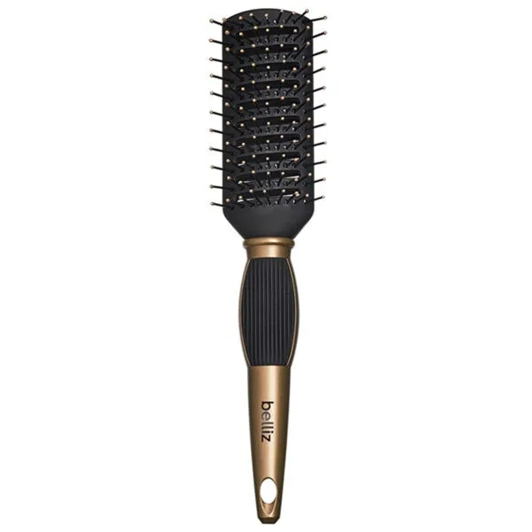 Escova para Cabelo Black & Gold Ventilada - Belliz