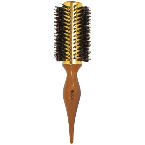 Escova de Cabelo de Madeira Point 36 - Linha Metal - Belliz