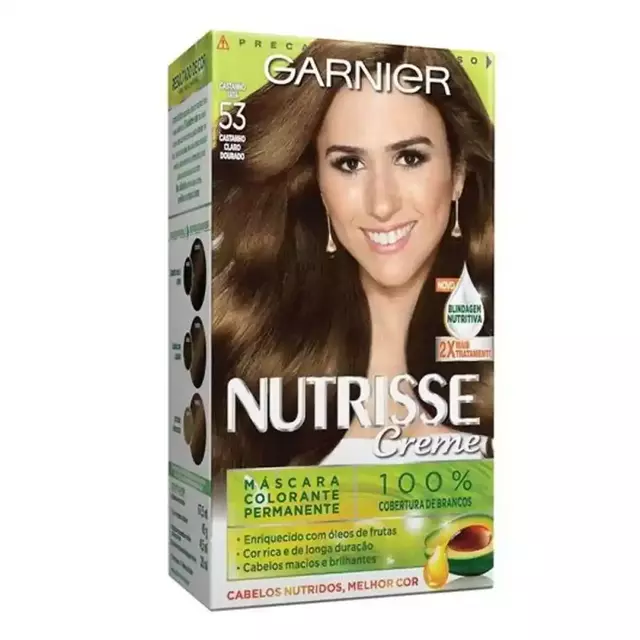 Tintura Nutrisse Creme 53 Castanho Caramelo