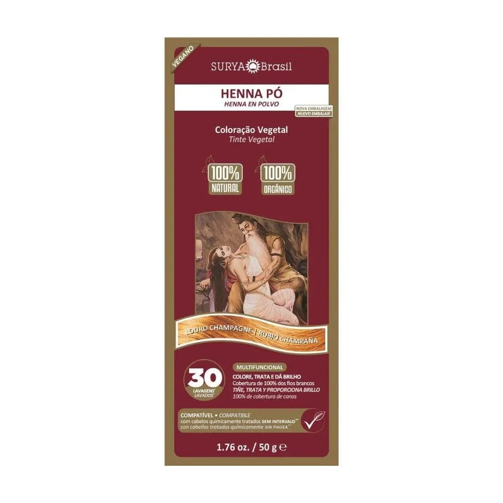 Henna Pó Surya Louro Champagne