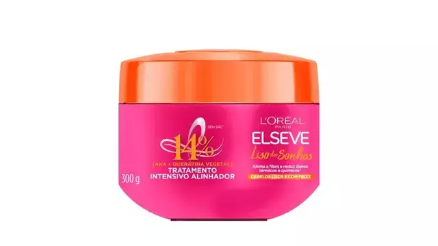 Máscara Tratamento Intensivo alinhador liso dos sonhos  300g - L'Oréal Elseve