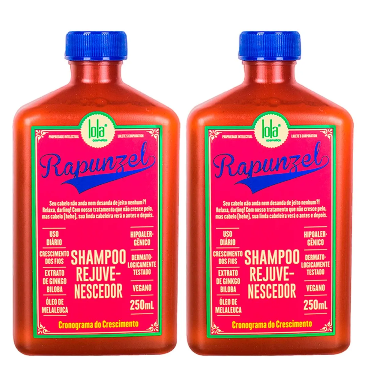 Kit 2 Shampoo Rejuvenecedor Rapunzel 2 Itens