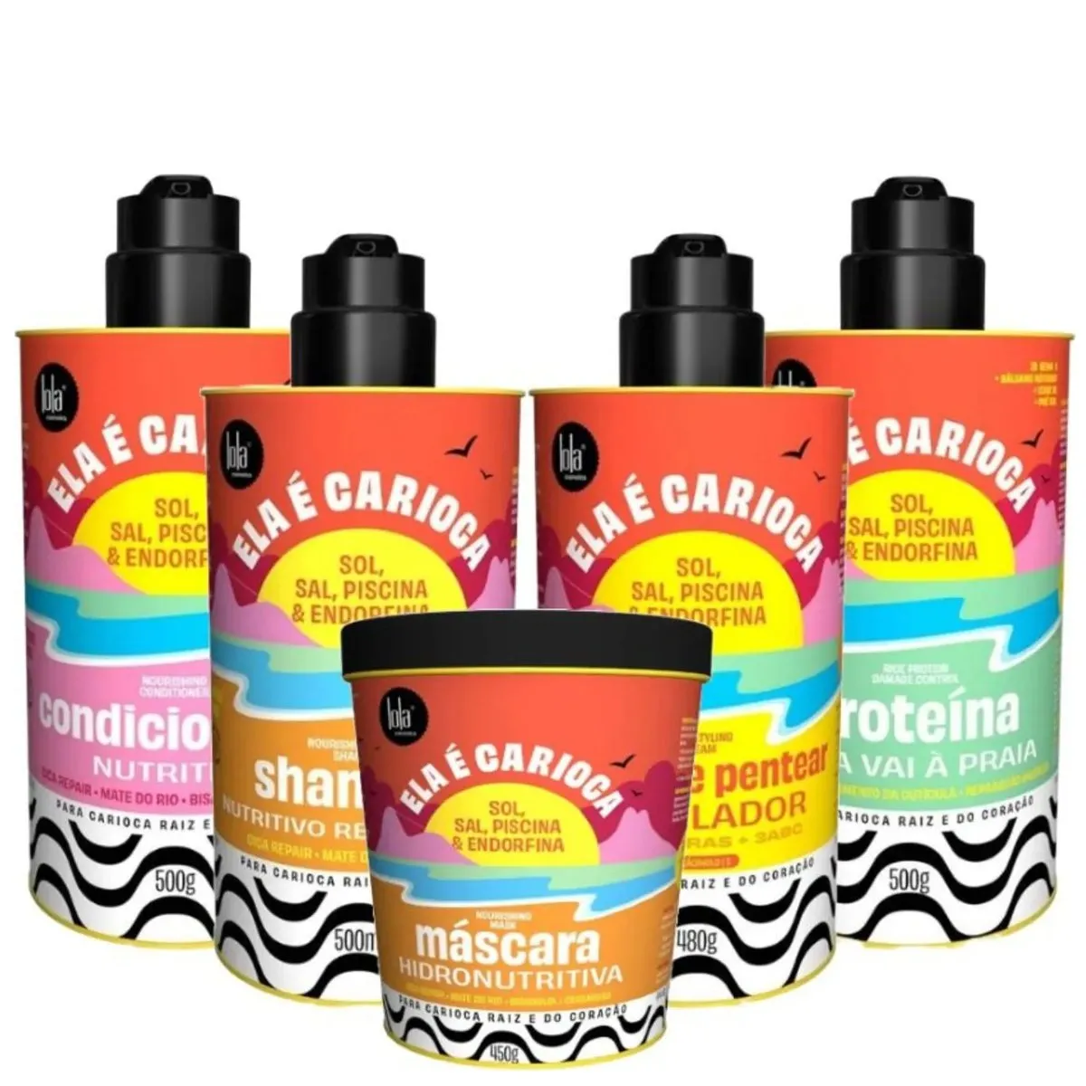 Kit Lola Ela é Carioca 3ABC 5 Itens