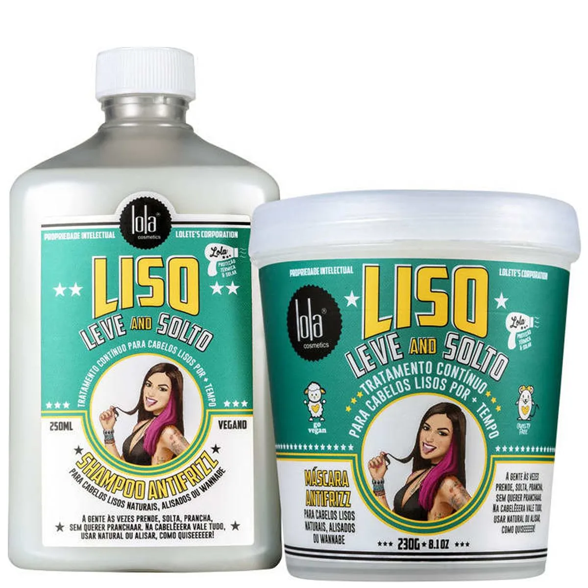 Kit Lola From Rio Liso, Leve and Solto Duo (2 Produtos) 2 Itens