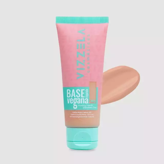 base liquida vegana cor 09 30g - vizzela