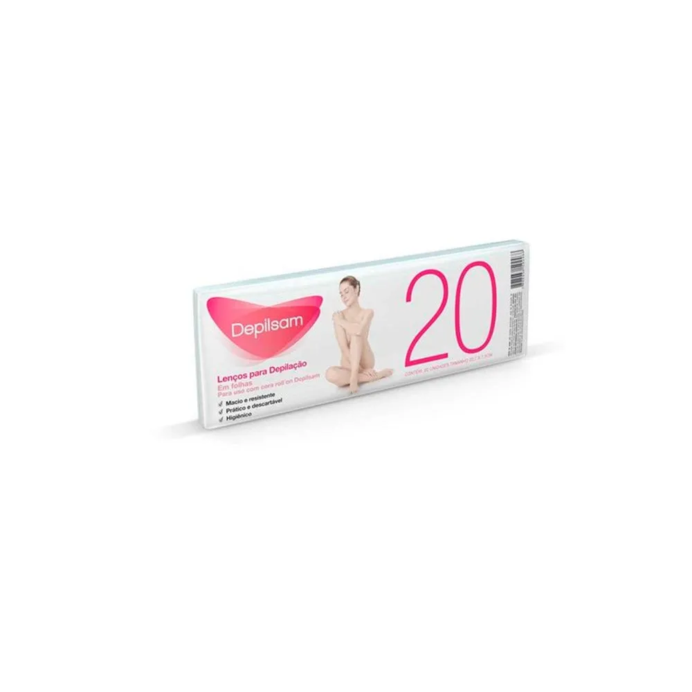 Lenço Para Depilação Depilsam 20Fls