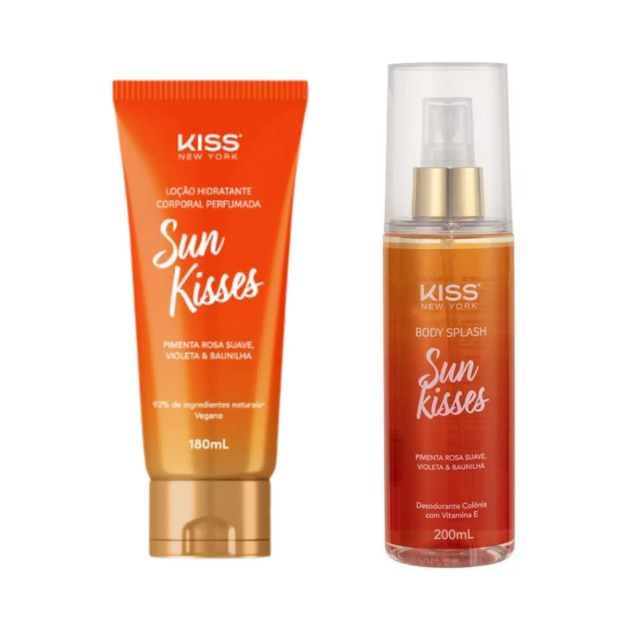 Kit Loção Hidratante + Body Splash - Kiss New York