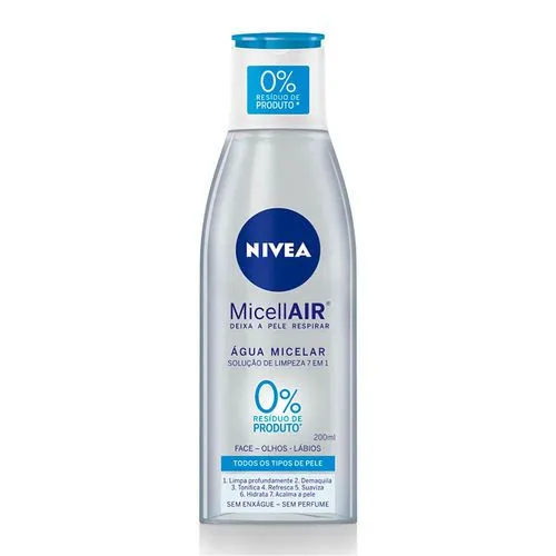 Água micelar Micellair 7 em 1 Nivea 200ml