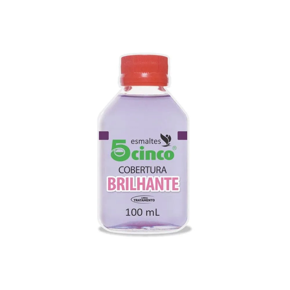 Esmalte 5 Cinco Cobertura Brilhante Secagem Rapida