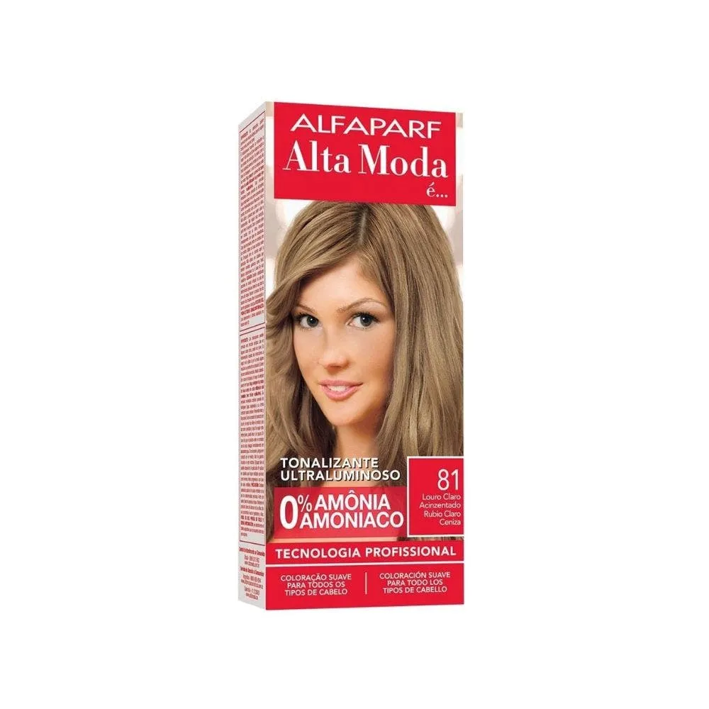 Tonalizante Alta Moda 81 Louro Claro Acinzentado