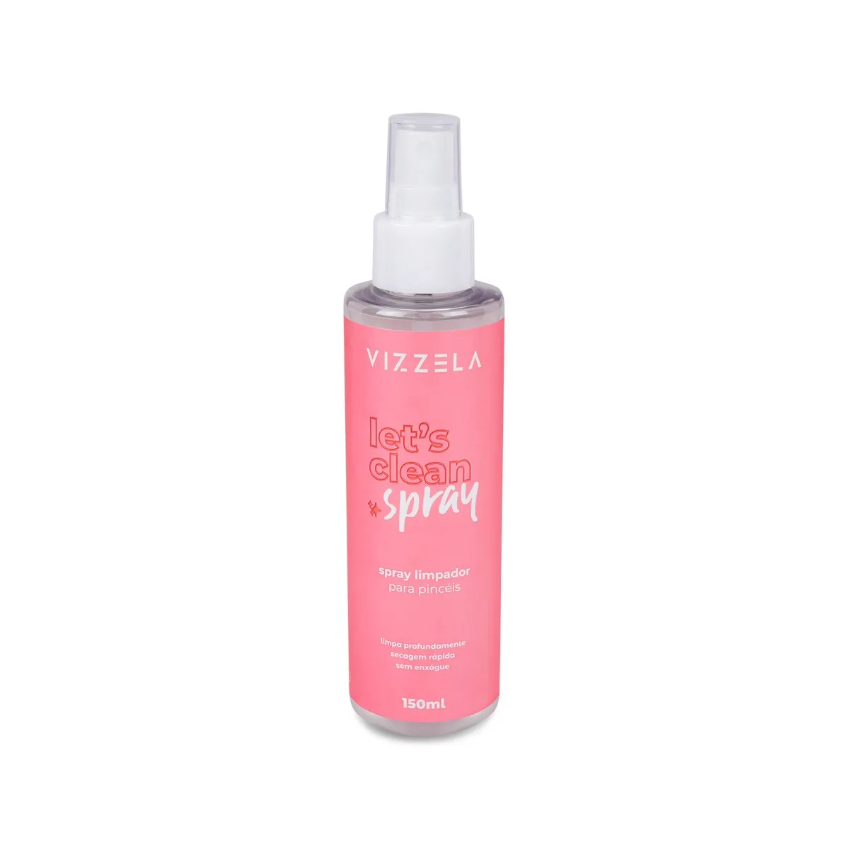 Spray Limpador de Pincéis 150ml - Let's Clean Spray - Vizzela
