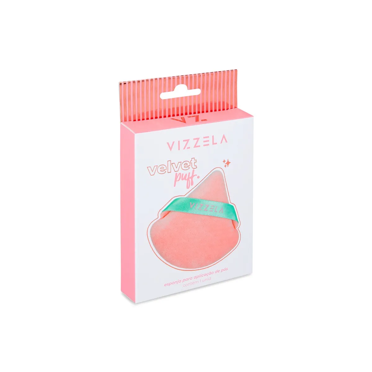 Esponja para Aplicar Pó - Velvet Puff - Vizzela