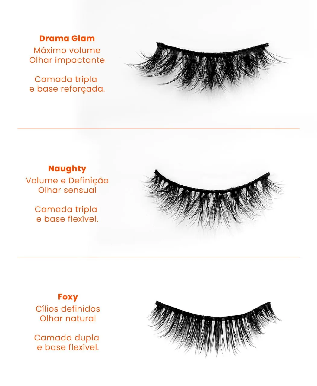 Cílios Postiços Lashes - Mari Maria Makeup