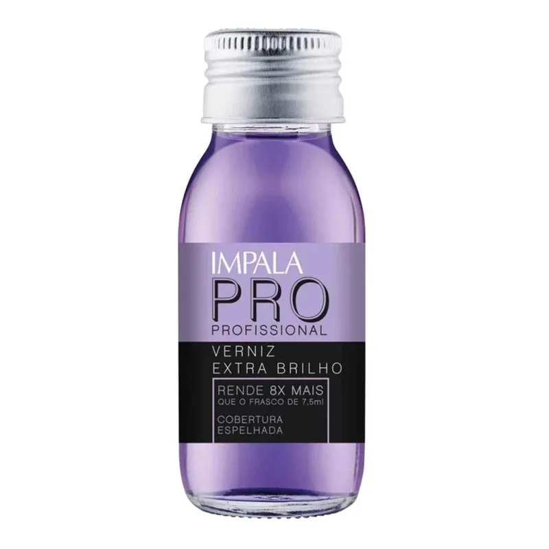 Esmalte Impala Tratamento Verniz Extra Brilho 60ml