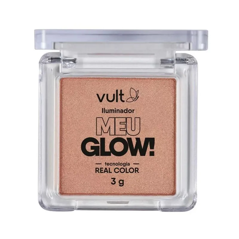 Iluminador Facial Compacto Champagne 3G Vult