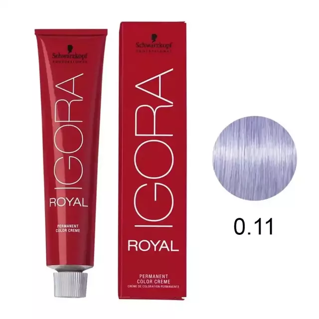 Coloração Schwarzkopf Professional Igora Royal 0-11 60ml