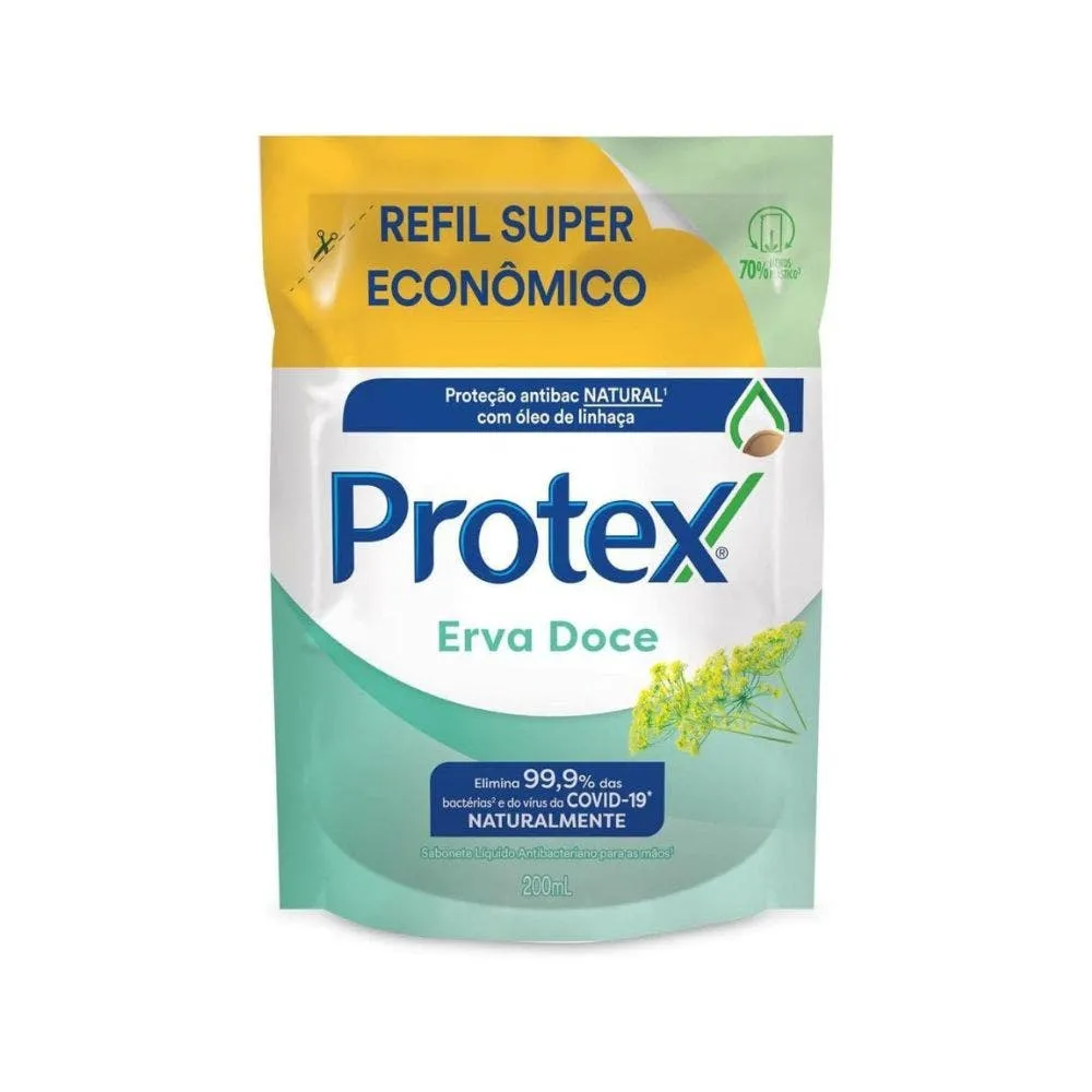 Sabonete Líquido Protex Erva Doce Refil 200ml