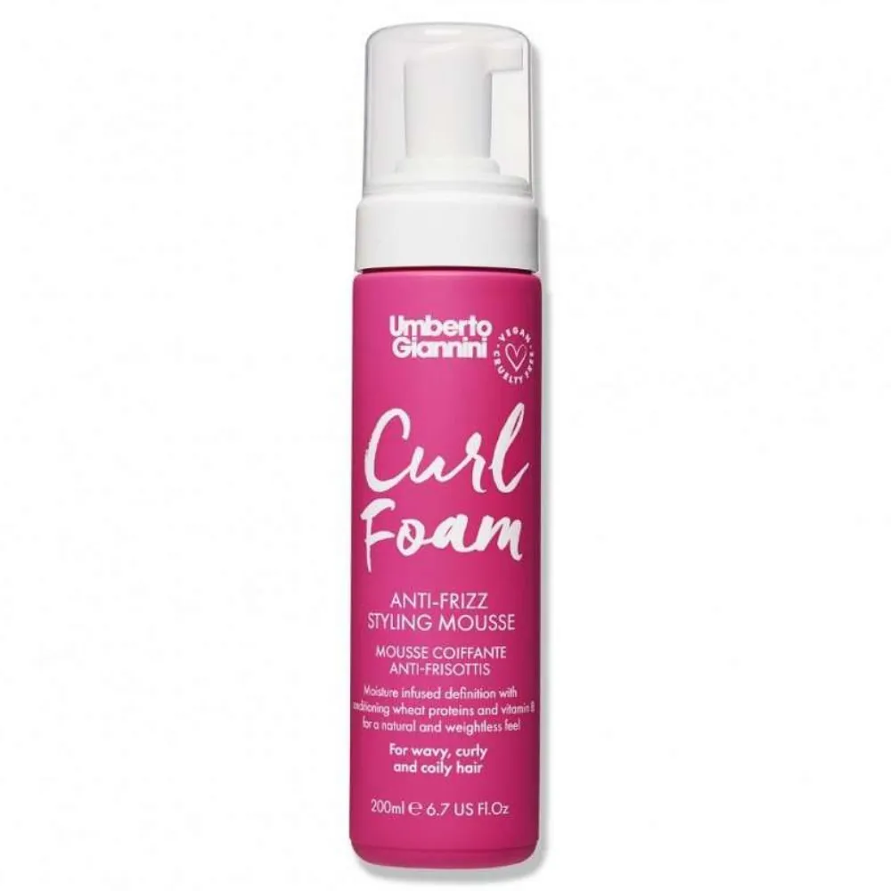 Umberto Giannini Curl Foam Anti-Frizz Styling Mousse 200ml