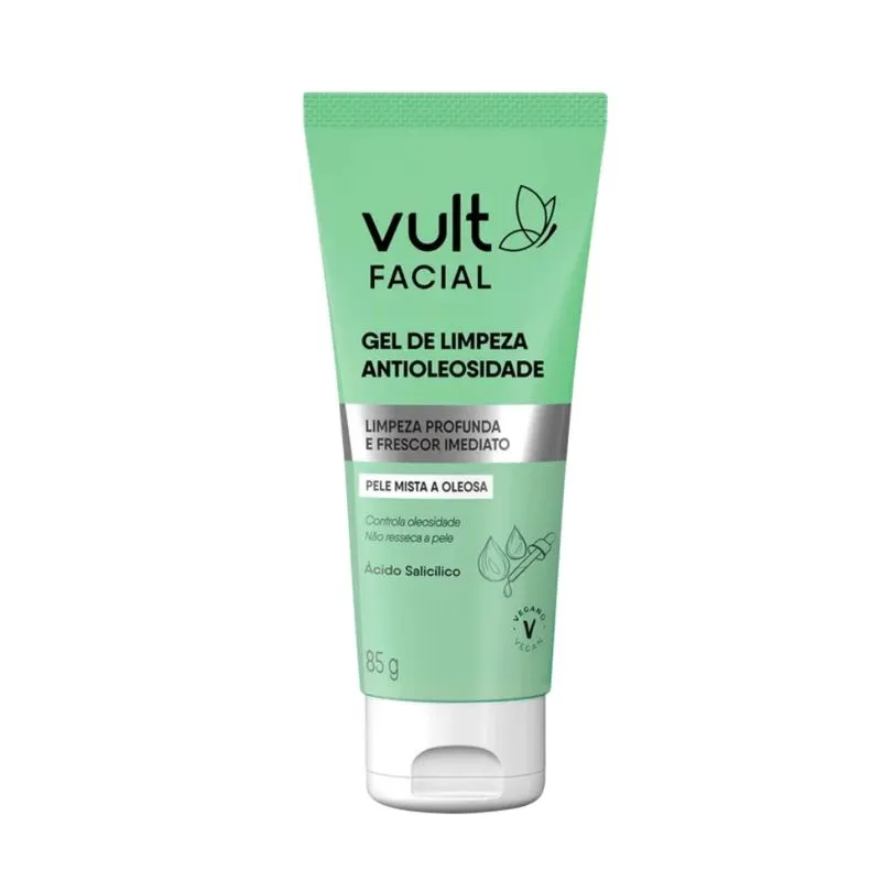 Gel de Limpeza Facial Antioleosidade 85G Vult