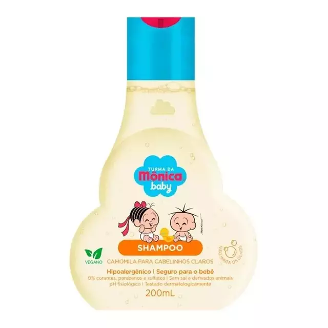 Shampoo Turma Da Mônica Baby Camomila 200ml