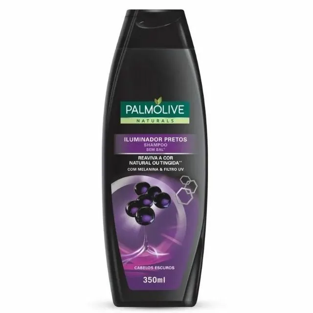 Shampoo Palmolive Naturals 350ml Iluminador Pretos