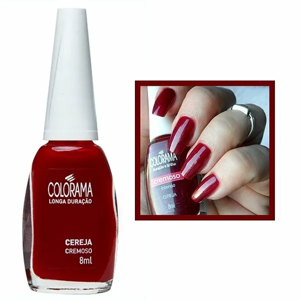 Esmalte Colorama Cremoso Cereja 8ml
