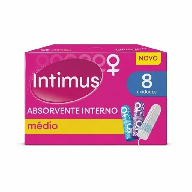 Absorvente Interno Intimus Médio 8 Unidades
