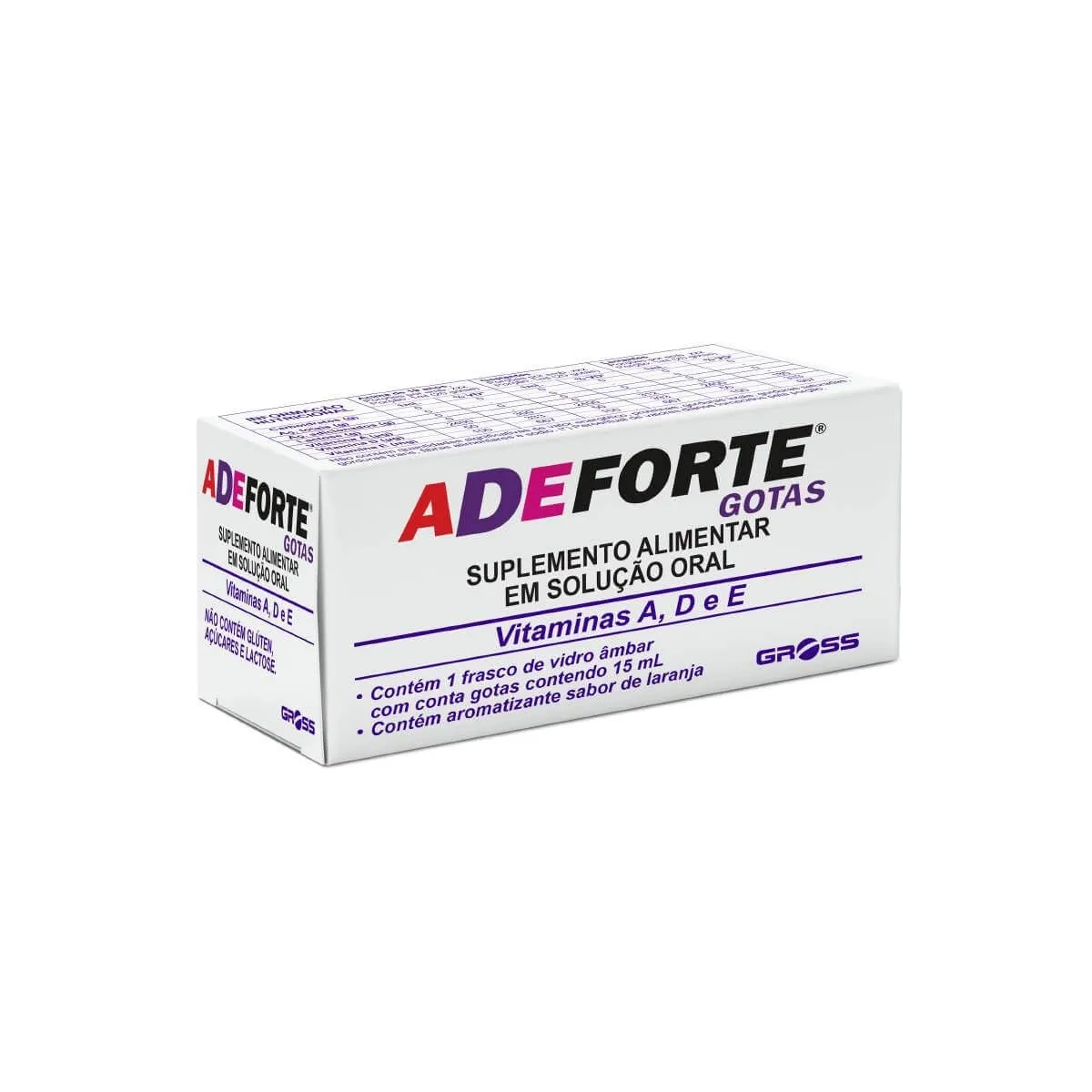 Polivitamínico Adeforte 50.000UI Solução em Gotas 15ml