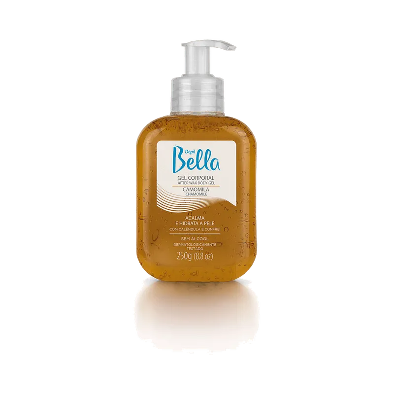 Gel Corporal Com Camomila/Calêndula e Confrei 250G Depil Bella