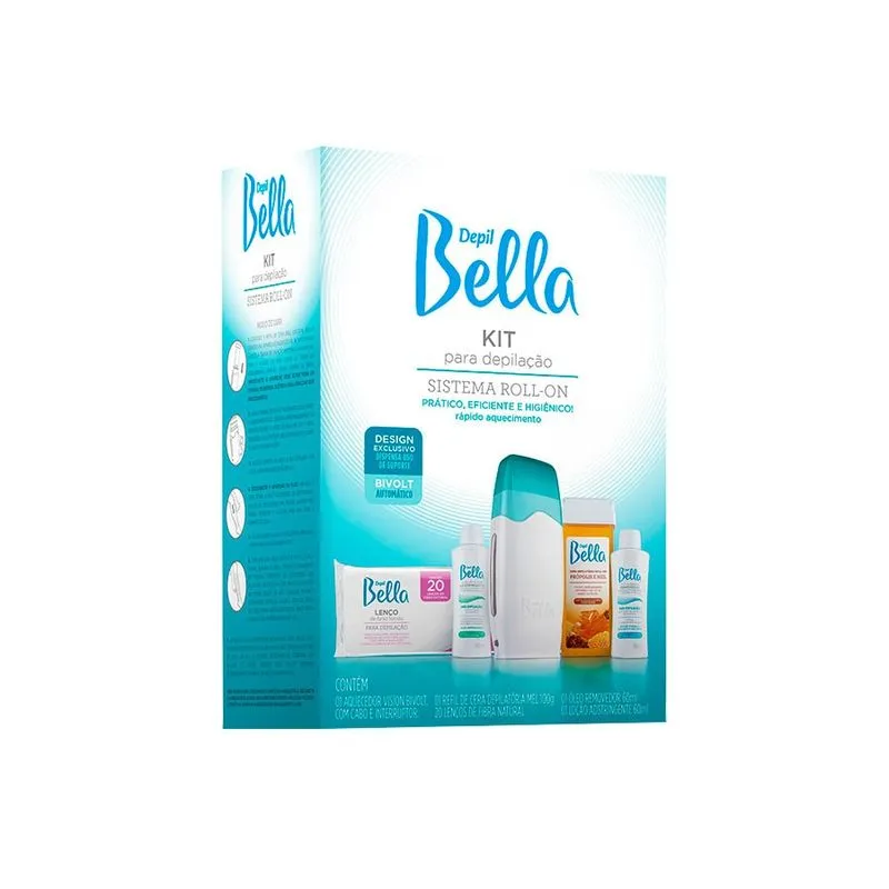 Kit Para Depilação Roll-on Depil Bella