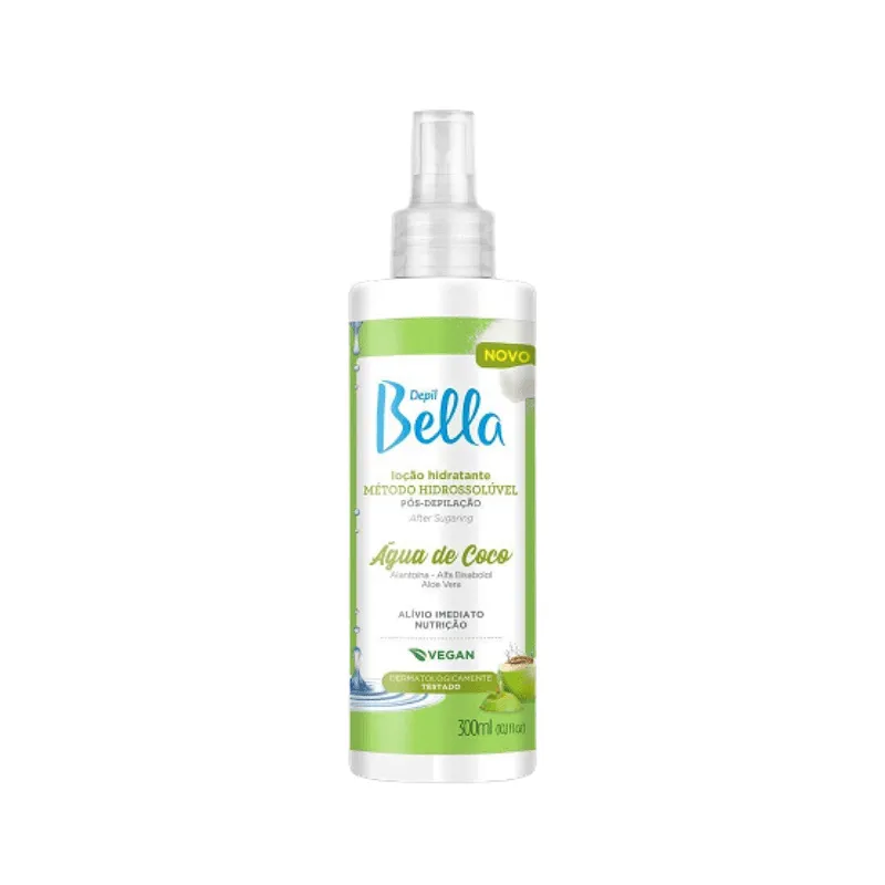 Loção Hidratante Pós Depilação Água De Coco 300ML Depil Bella