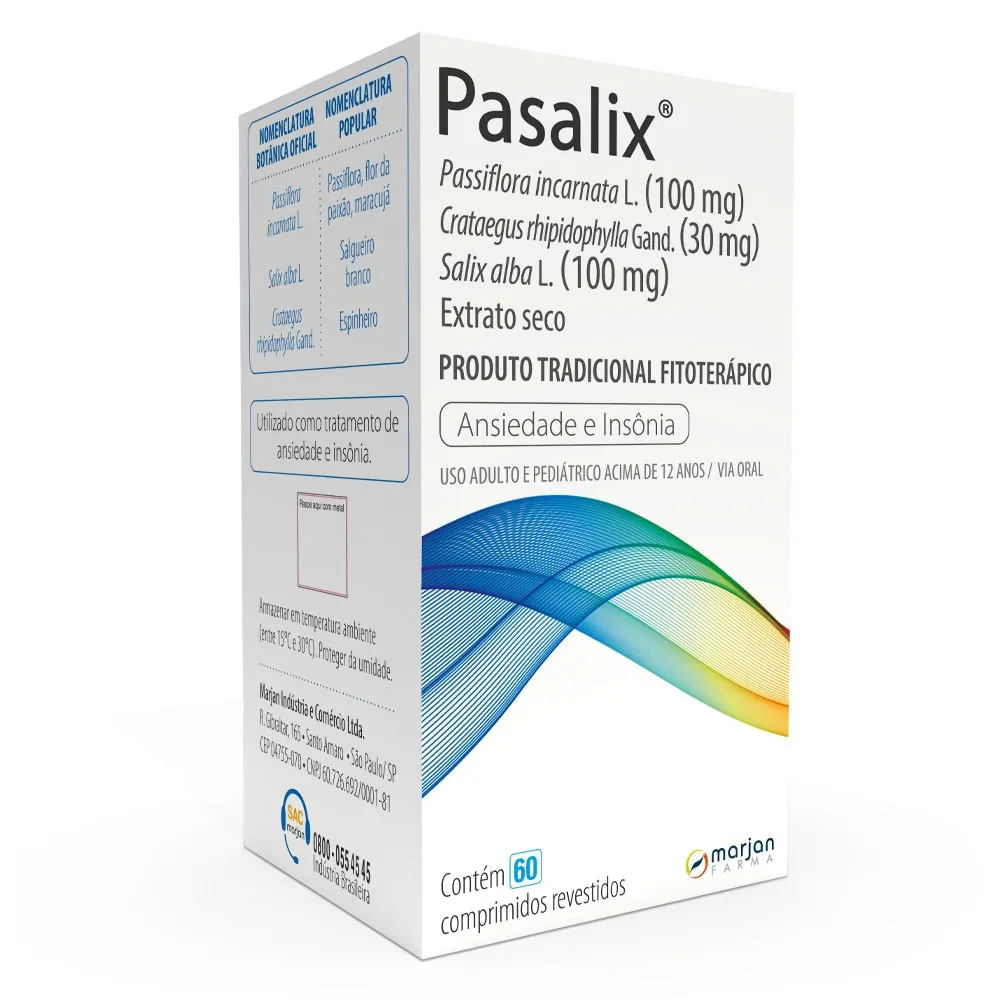Pasalix 100mg 60 comprimidos