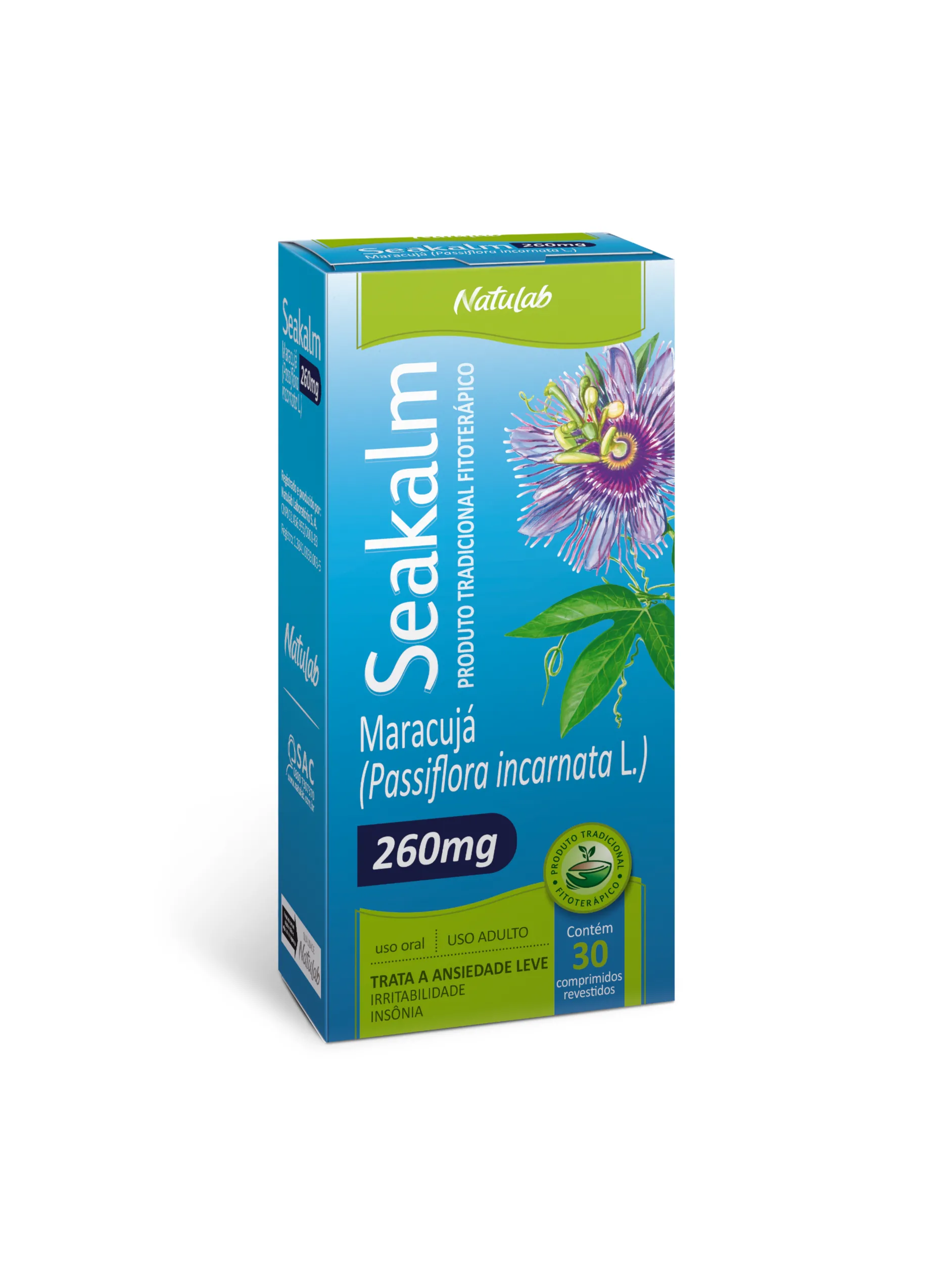 Seakalm Passiflora Incarnata L. 260mg 30 comprimidos