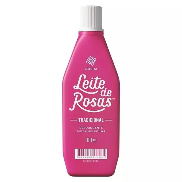 Loção Desodorante Leite de Rosas Tradicional 100ml