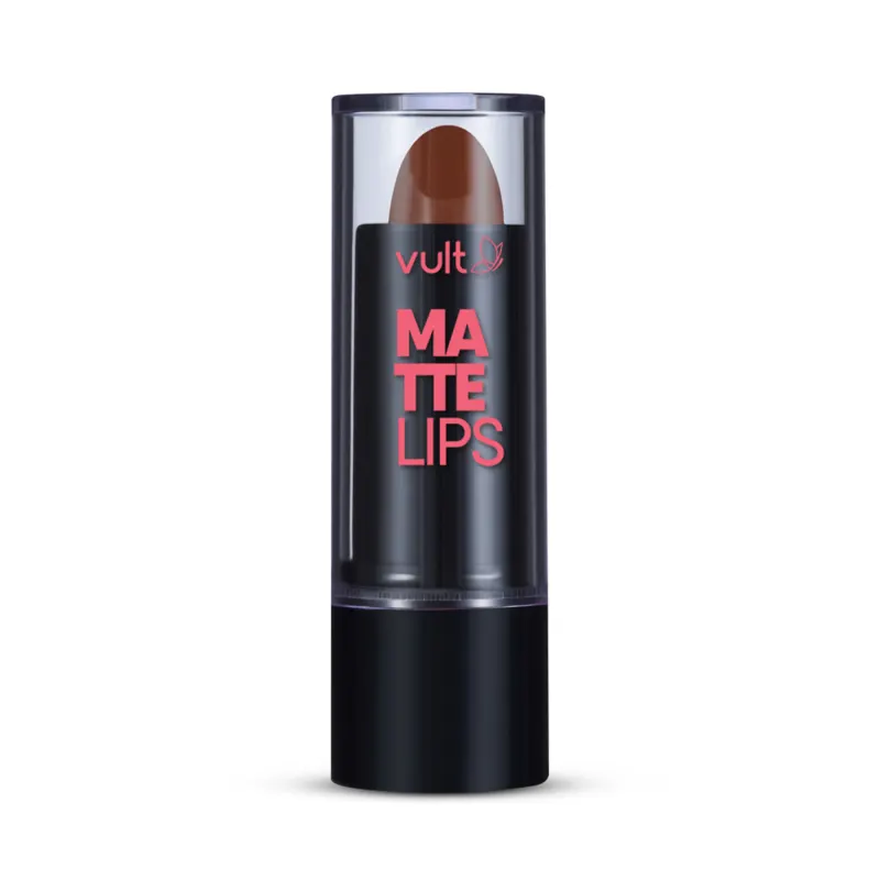 Batom Matte Lips Marrom Chocolate 3,8G Vult