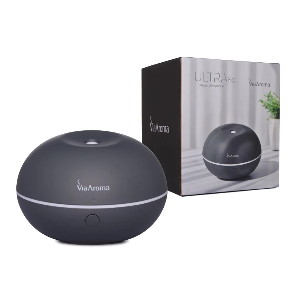 Difusor Ultrassônico (Cinza) - Via Aroma - 150ml