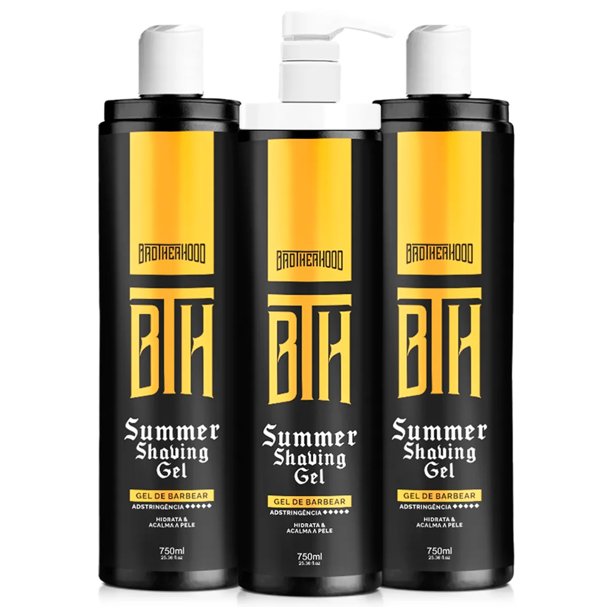 Kit 03 Shaving Gel de Barbear Summer BTH 750ml