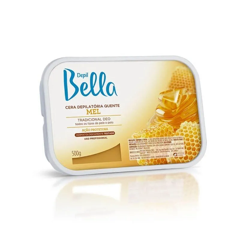Cera Depilação Mel 500G Depil Bella
