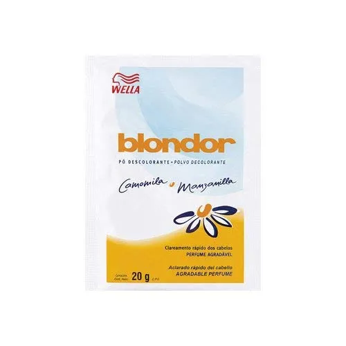 Pó Descolorante Blondor Camomila 20G Wella