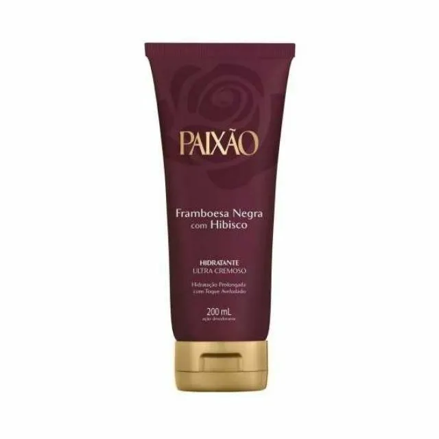 Hidratante Paixão Ultra Cremoso 200ml Framboesa Hibisco